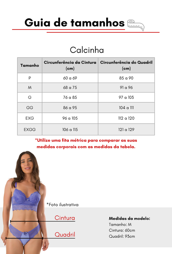 4 tabela calcinha