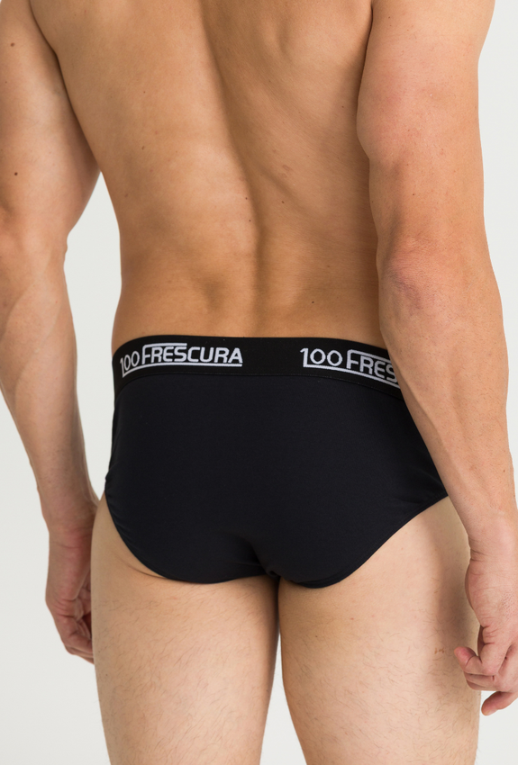 cueca slip algodao preta 6
