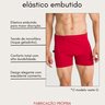 cueca boxer confortavel vermelho escuro 3