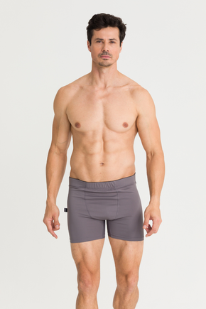 cueca boxer confortavel cinza 1
