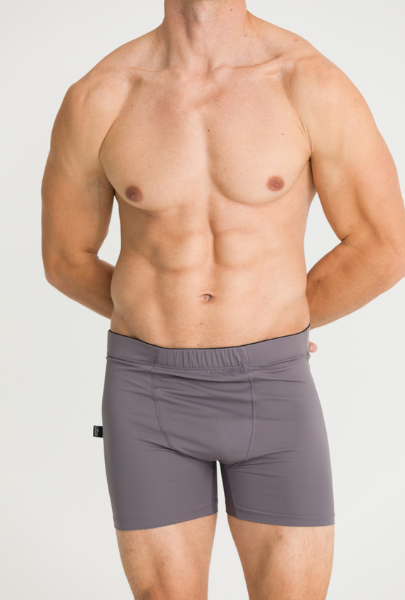 cueca boxer confortavel cinza 5